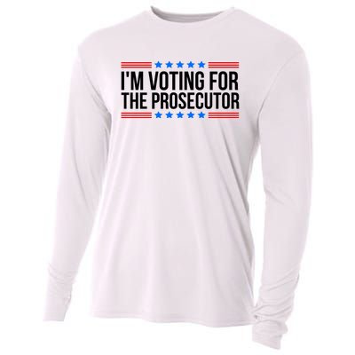 Im Voting For The Prosecutor 2024 Election Cooling Performance Long Sleeve Crew