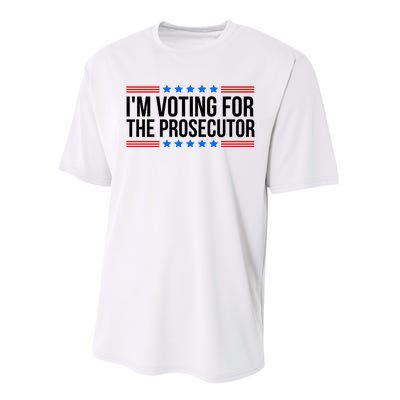 Im Voting For The Prosecutor 2024 Election Performance Sprint T-Shirt