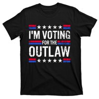 Im Voting For The Outlaw Funny Trump Maga 2024 T-Shirt