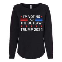 IM Voting For The Outlaw Pro Trump 2024 Election Womens California Wash Sweatshirt