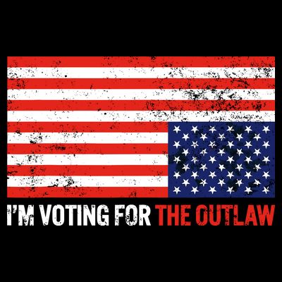 Im Voting For The Outlaw Funny Trump Maga 2024 T-Shirt
