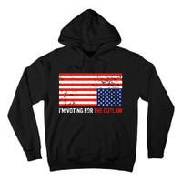 Im Voting For The Outlaw Funny Trump Maga 2024 Tall Hoodie