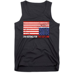 Im Voting For The Outlaw Funny Trump Maga 2024 Tank Top