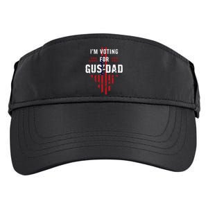 IM Voting For Gus Dad Adult Drive Performance Visor