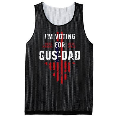 IM Voting For Gus Dad Mesh Reversible Basketball Jersey Tank