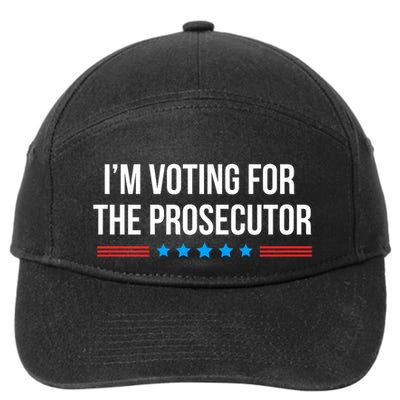 I’M Voting For The Prosecutor 7-Panel Snapback Hat