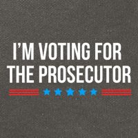 I’M Voting For The Prosecutor Cotton Canvas Backpack