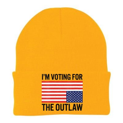 IM Voting For The Outlaw Knit Cap Winter Beanie