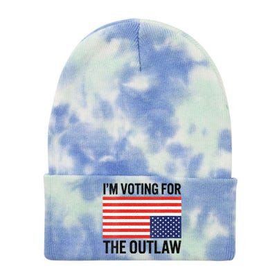 IM Voting For The Outlaw Tie Dye 12in Knit Beanie