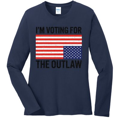 IM Voting For The Outlaw Ladies Long Sleeve Shirt