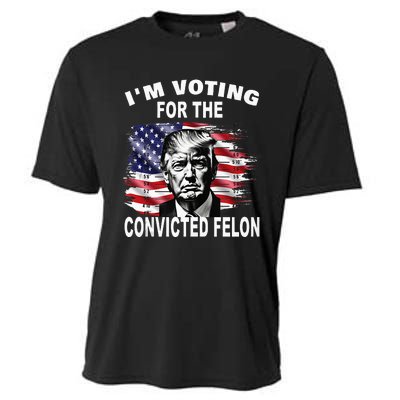 IM Voting For The Convicted Felon 2024 Cooling Performance Crew T-Shirt