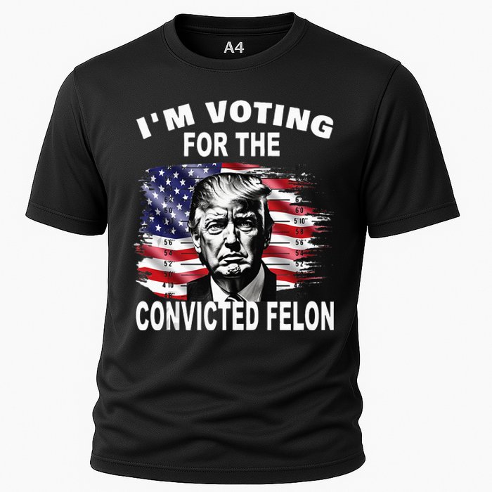 IM Voting For The Convicted Felon 2024 Cooling Performance Crew T-Shirt