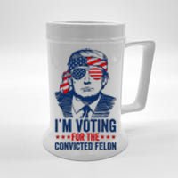 Im Voting For The Convicted Felon 2024 Beer Stein