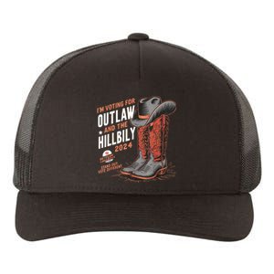 Im Voting For The Outlaw And The Hillbilly 2024 Retro Yupoong Adult 5-Panel Trucker Hat