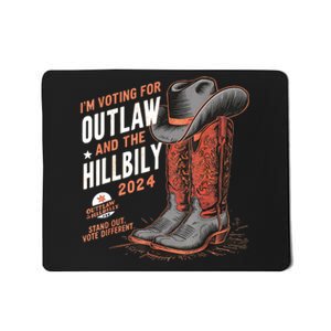 Im Voting For The Outlaw And The Hillbilly 2024 Retro Mousepad