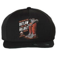 Im Voting For The Outlaw And The Hillbilly 2024 Retro Wool Snapback Cap