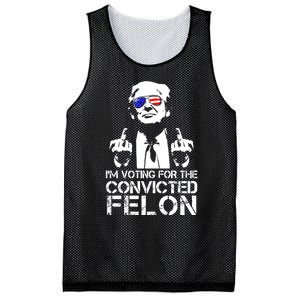 Im Voting For The Convicted Felon 2024 Mesh Reversible Basketball Jersey Tank