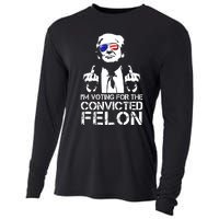 Im Voting For The Convicted Felon 2024 Cooling Performance Long Sleeve Crew