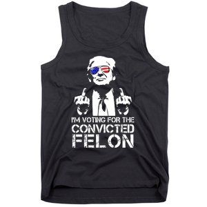 Im Voting For The Convicted Felon 2024 Tank Top