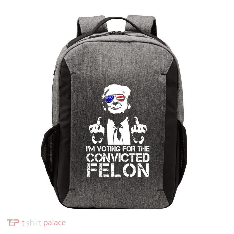 Im Voting For The Convicted Felon 2024 Vector Backpack