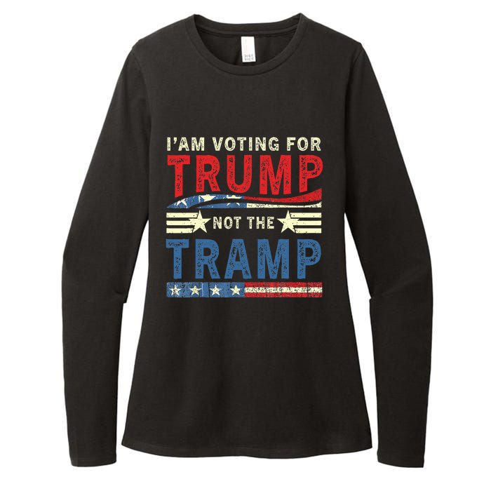 IM Voting For Trump Not The Tramp Womens CVC Long Sleeve Shirt