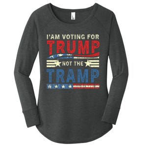 IM Voting For Trump Not The Tramp Women's Perfect Tri Tunic Long Sleeve Shirt