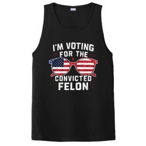 IM Voting For The Convicted Felon Funny Pro Trump 2024 Vote Trump Felon PosiCharge Competitor Tank