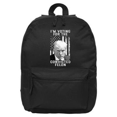 IM Voting For The Convicted Felon 16 in Basic Backpack