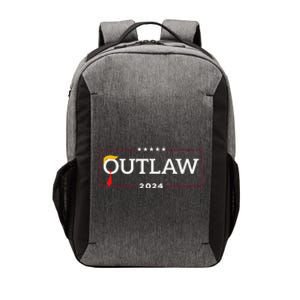 IM Voting For The Outlaw The Convicted Felon Funny Vector Backpack