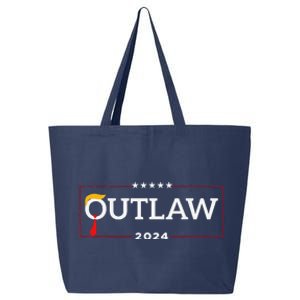 IM Voting For The Outlaw The Convicted Felon Funny 25L Jumbo Tote