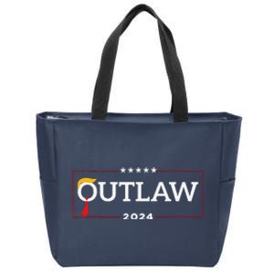 IM Voting For The Outlaw The Convicted Felon Funny Zip Tote Bag