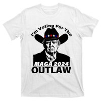 Im Voting For The Outlaw Funny Trump Maga 2024 T-Shirt