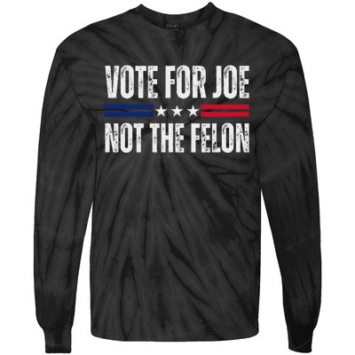 IM Voting For Joe Biden Vote Not The Felon 2024 Elections Tie-Dye Long Sleeve Shirt