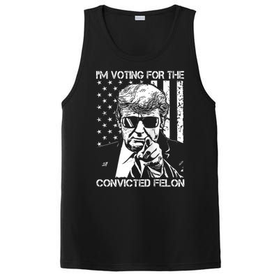 IM Voting For The Convicted Felon Funny Trump 2024 PosiCharge Competitor Tank