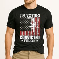 Im Voting For The Convicted Felon We The People Usa Flag Performance Shirt