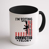 Im Voting For The Convicted Felon We The People Usa Flag Mug
