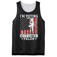 Im Voting For The Convicted Felon We The People Usa Flag Mesh Reversible Basketball Jersey Tank