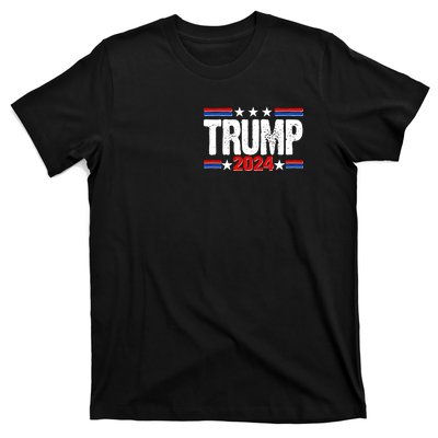 Im Voting For The Felon Trump 2024 Front Back T-Shirt