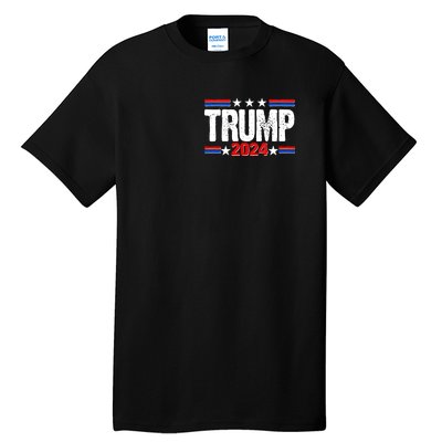 Im Voting For The Felon Trump 2024 Front Back Tall T-Shirt