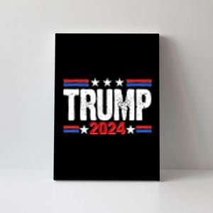 Im Voting For The Felon Trump 2024 Front Back Canvas