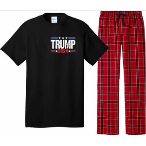 Im Voting For The Felon Trump 2024 Front Back Pajama Set