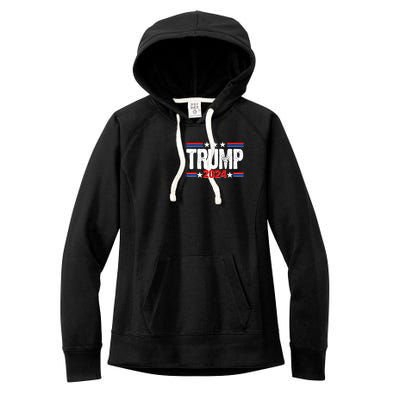 Im Voting For The Felon Trump 2024 Front Back Women's Fleece Hoodie