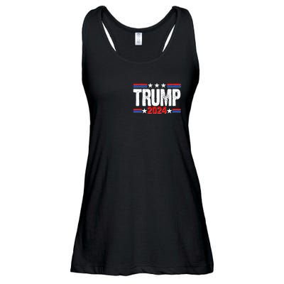 Im Voting For The Felon Trump 2024 Front Back Ladies Essential Flowy Tank