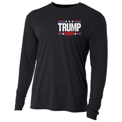 Im Voting For The Felon Trump 2024 Front Back Cooling Performance Long Sleeve Crew