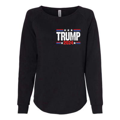 Im Voting For The Felon Trump 2024 Front Back Womens California Wash Sweatshirt