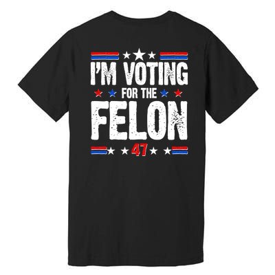 Im Voting For The Felon Trump 2024 Front Back Premium T-Shirt