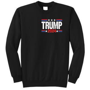 Im Voting For The Felon Trump 2024 Front Back Tall Sweatshirt