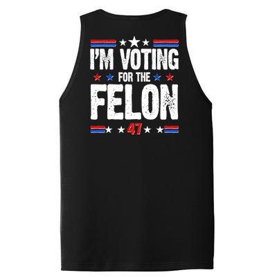 Im Voting For The Felon Trump 2024 Front Back PosiCharge Competitor Tank