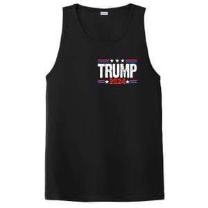 Im Voting For The Felon Trump 2024 Front Back PosiCharge Competitor Tank