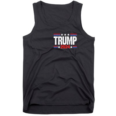 Im Voting For The Felon Trump 2024 Front Back Tank Top